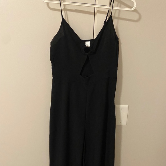 Black Cut-out Jumpsuit | Size 4 - Picture 3 of 5